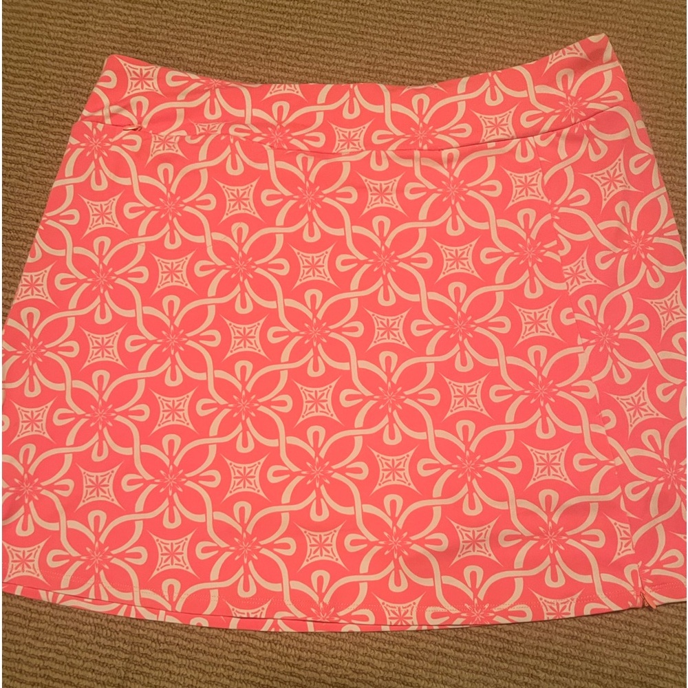 NWOT LULU-B HOT PINK & WHITE POWER FLOWER COMFY COLORFUL CLOTHING SZ LARGE